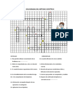 Crucigrama Del Metodo Cientifico