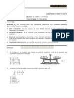 09 Ecuaciones de 1º Grado