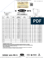 SFX PVC Channel Price List Wef 01-04-2022