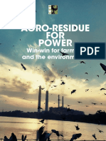 Agro-Residue FOR Power: Win-Win For Farmers and The Environment?