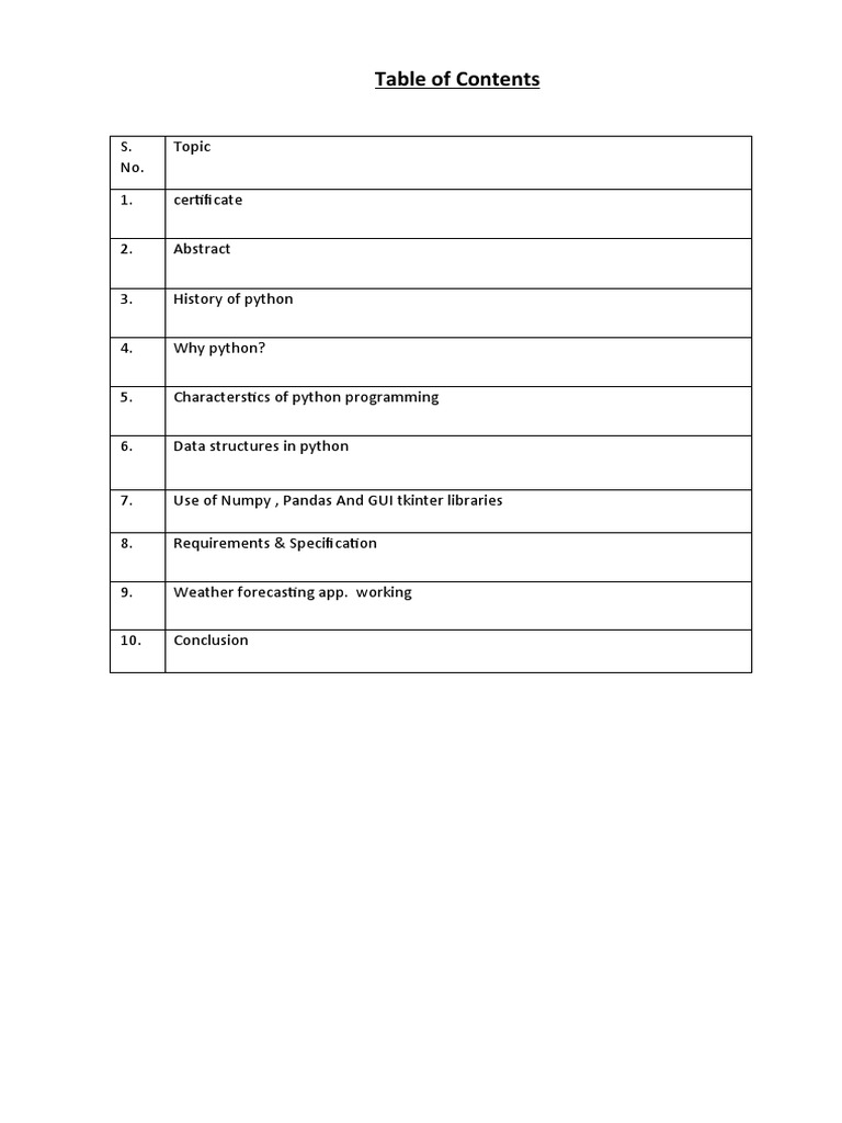 Weather Forecasting Project | PDF | Python (Programming Language ...