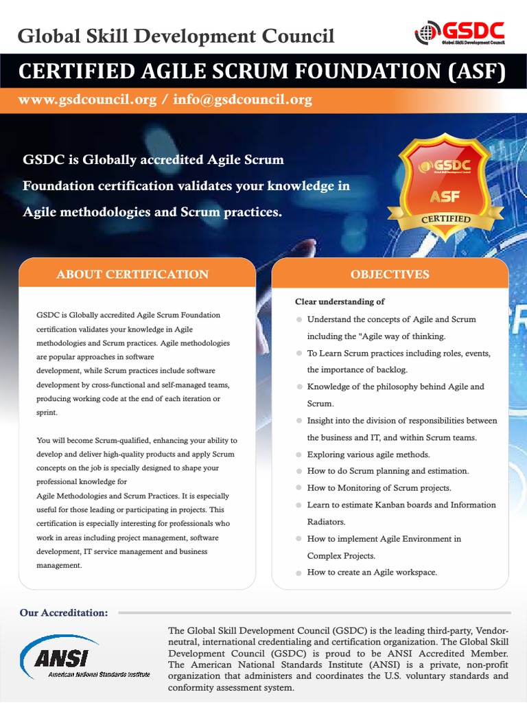 Agile Scrum Foundation Certification Guide | PDF | Scrum (Software ...