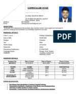 Curriculum Vitae: Prasanna Sahoo