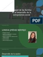 El Papel de Las Familias en El Desarrollo de La Competencia Social