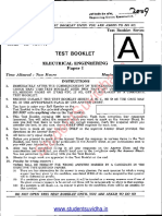 EE Paper 1 Test Booklet Instructions