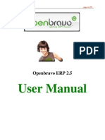 Openbravo ERP 2.5 User Manual