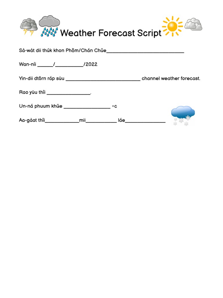 Weather Forecast Script (2) | PDF