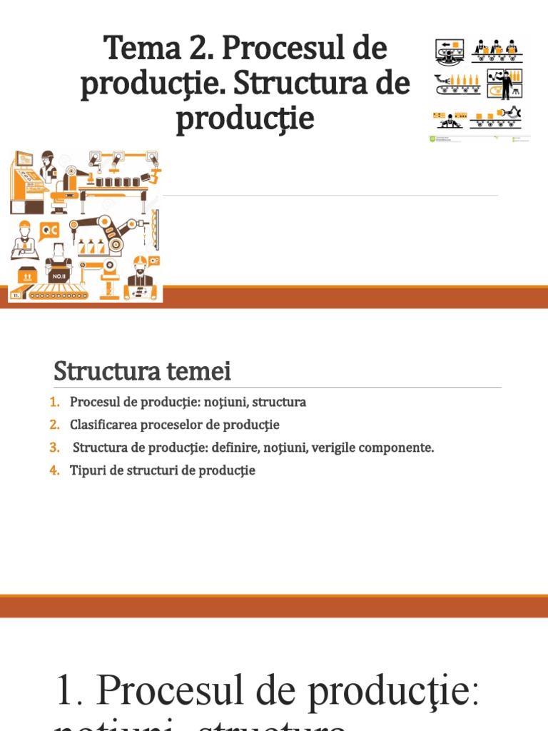 Tema 2 Procesul de Productie. Structura de Productie 3 | PDF