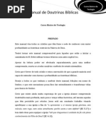 MANUAL DOS ALUNOS - Curso Básico de Teologia