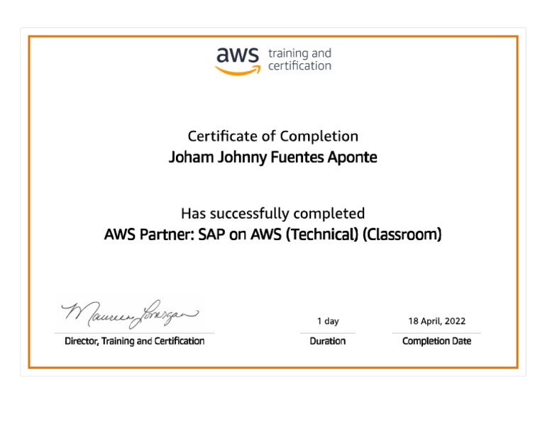 AWS Partner: SAP On AWS (Technical) | PDF