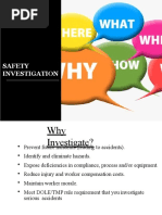 Safety Investigation