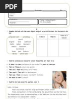 Download Teste de Ingls - School Subjects_ESL by Rosa  SN57292819 doc pdf