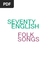 Seventy English Folk Songs