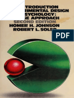 An Introduction To Experimental - Johnson, Homer H., 1935