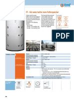 PF - Hot Water Buffer Store Pufferspeicher: Technical Features