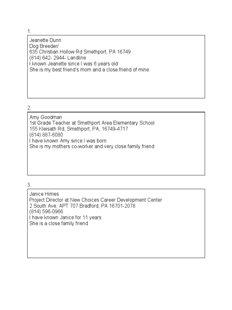 Emily Miller - Job Reference Assignment | PDF