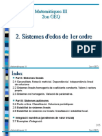 Part I Solució de Sistemes Dequacions Diferencials Lineals de Primer Ordre