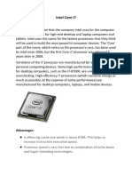 Intel Core I7: Information