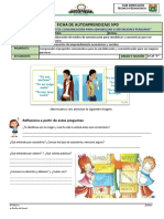 Ficha de Autoaprendizaje 1º Grado.