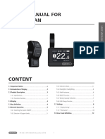 7 User Manual For DP C240.CAN: 7.1 Important Notice 2 7.2 Introduction of Display 2 7.3 Product Description 3