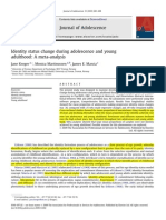 Identity Status Change During Adolescence and Young Adulthood. A Meta-Analysis