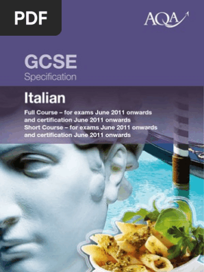 Aqa Gcse Italian Specicification Fluency Reading