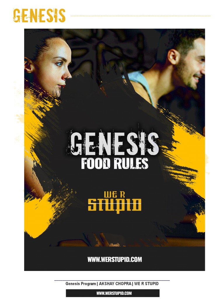 Food Rules PDF Foods Dieting