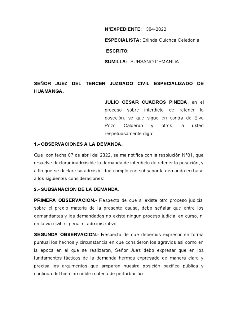 Subano Demkanda Julio | PDF | Ley constitucional | Separación de poderes