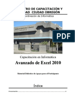 Manual Avanzado de Excel 2010