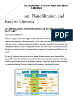 Ultrafiltration, Nanofiltration and Reverse Osmosis — Safe Drinking Water Foundation