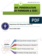 PB 1 - Sejarah Pendekatan Ekologi (Minggu 1)