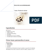 Recetas Con Cacao Desgrasado