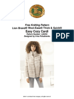 Easy Cozy Cardi: Lion Brand® Wool-Ease® Thick & Quick®