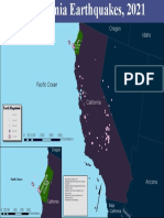 California Earthquakes Map GSP MB