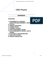 Physics Csec Paper