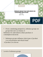 Types of Reference Group That Influence On Consumer Behaviour