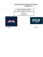 Topic: Financial Analysis of Alan Scott Industries LTD and Parmax Pharma LTD