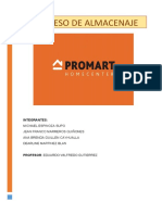 Proceso de almacenaje en Promart Homecenter