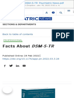 Facts About dsm-5-tr Psychiatric News