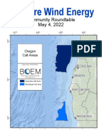 Offshore Wind Energy: Community Roundtable May 4, 2022