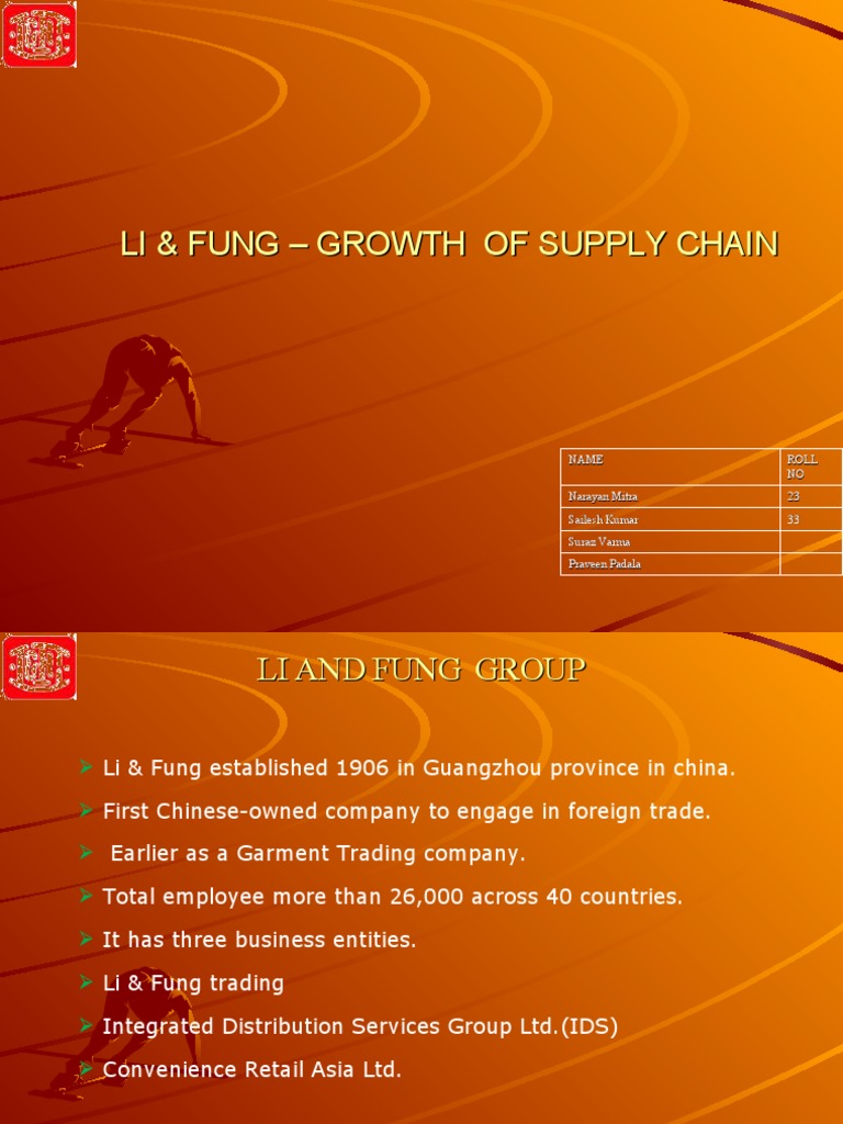 LI & Fung Supply Chain Case PDF Inventory Warehouse
