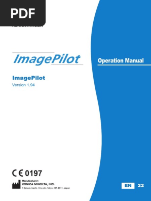 Imagepilot V.194 Operation Manual Eifu En 22-0-0 | PDF | Medical.