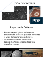 Formación de Cráteres