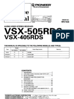 Receiver VSX405 - 505RDS