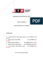 S.14 - T.A II - Clasificación Del Acto Jurídico