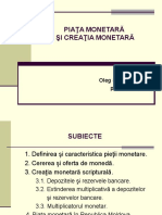 Tema 12. Piata Monetara Si Creatia Monetara