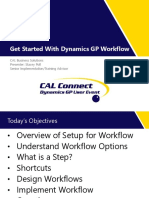 Get Started With Dynamics GP Workflow