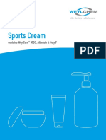 Sports Cream: Guide Formulation