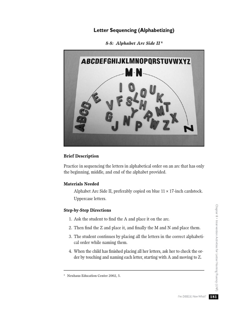 Alphabet Arc Sequencing Activity | PDF | Foreign Language Studies ...