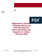 Reglamento de Desarrollo Urbano de Acapulco 2020